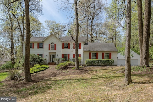 view of colonial-style house