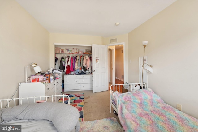 328 Ross Ct, Wyncote, PA 19095 - bedroom with light carpet and a closet