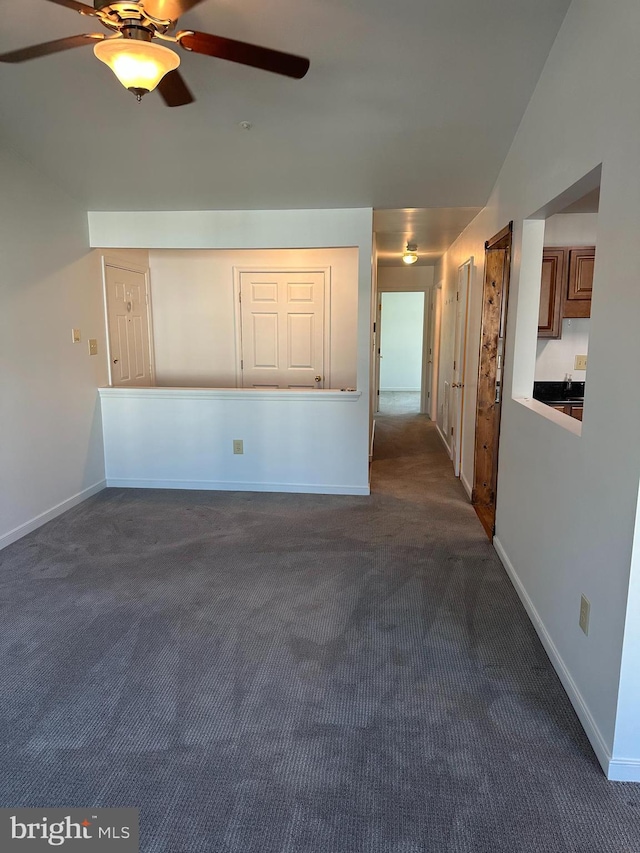1 Warthens Way Unit H, Emmitsburg, MD 21727 - unfurnished room with a ceiling fan, carpet flooring, and baseboards