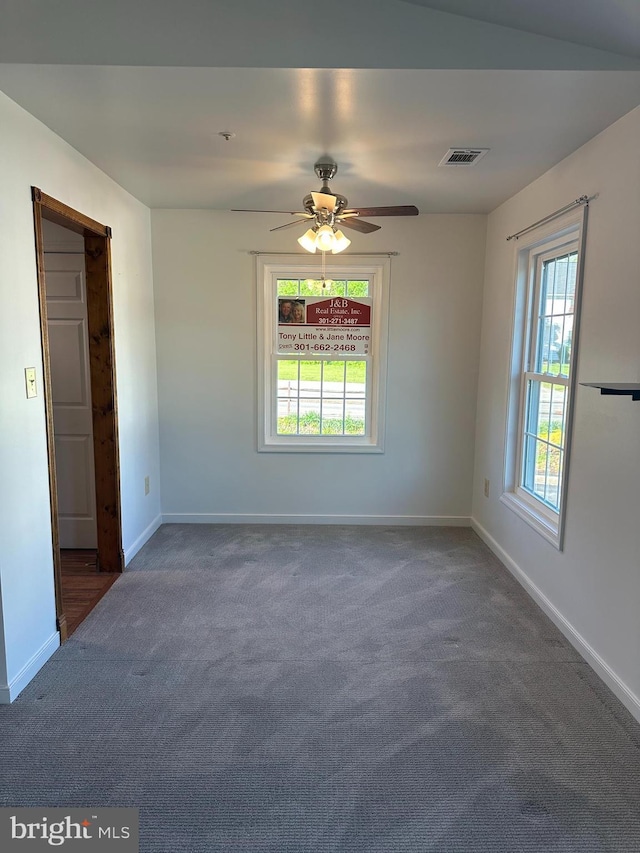 1 Warthens Way Unit H, Emmitsburg, MD 21727 - unfurnished room with carpet floors, baseboards, and ceiling fan