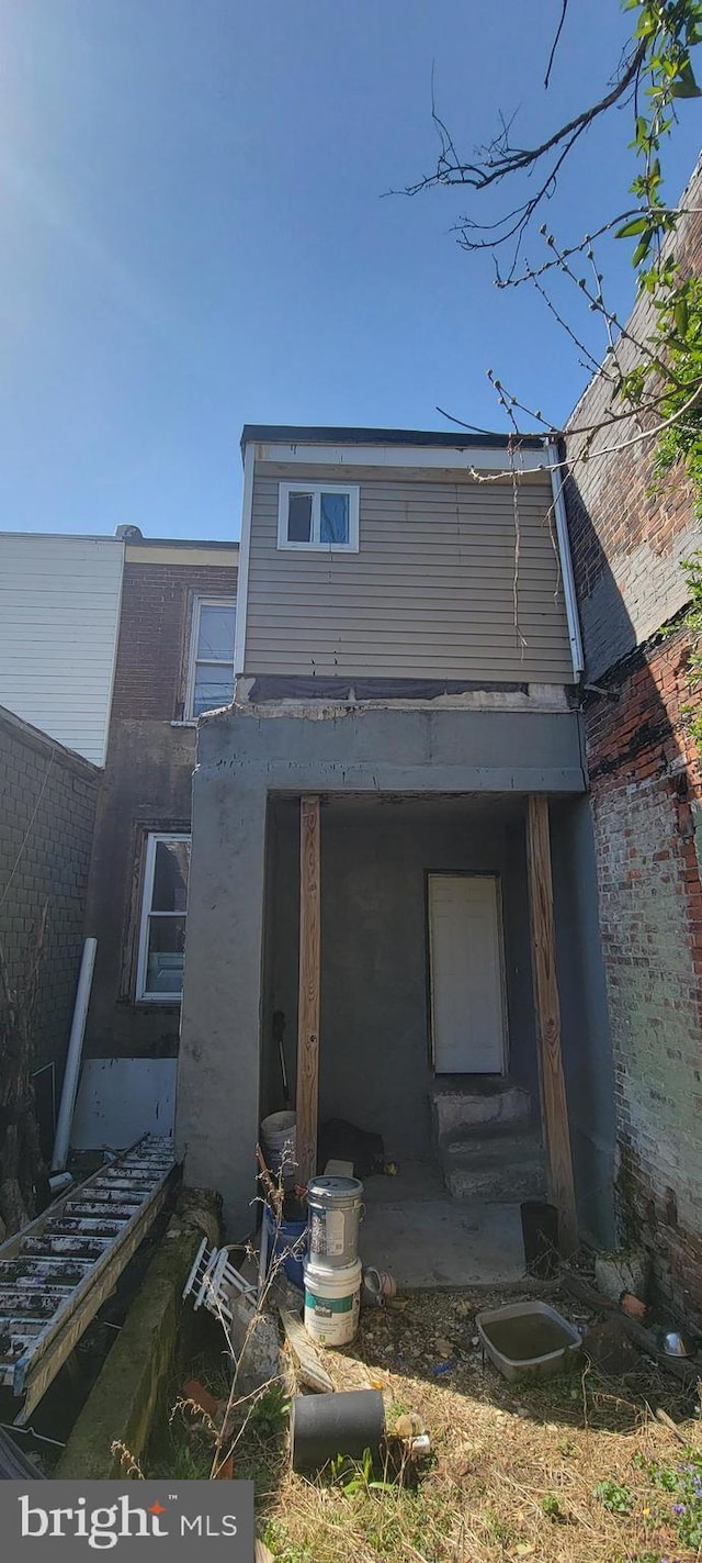view of rear view of house