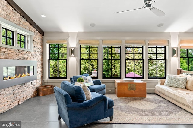 sunroom / solarium with healthy amount of natural light