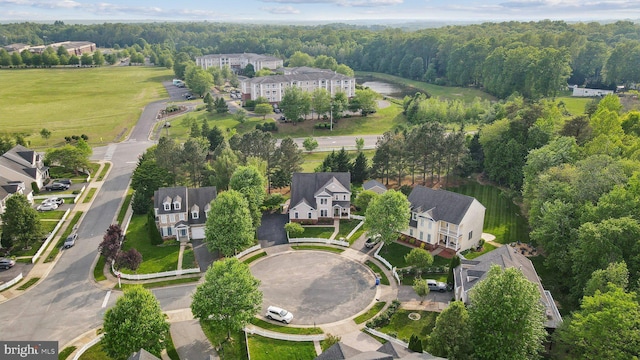 6 Crawford Ln, Stafford, VA 22556 - drone / aerial view featuring a view of trees and a residential view