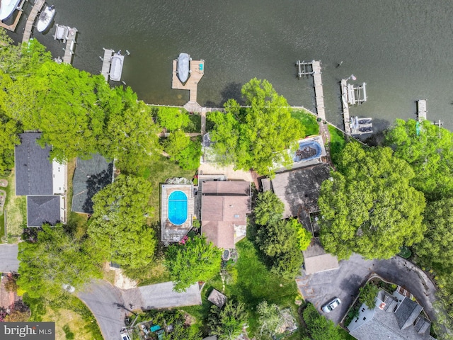 611 Cypress Rd, Severna Park, MD 21146 - birds eye view of property with a water view