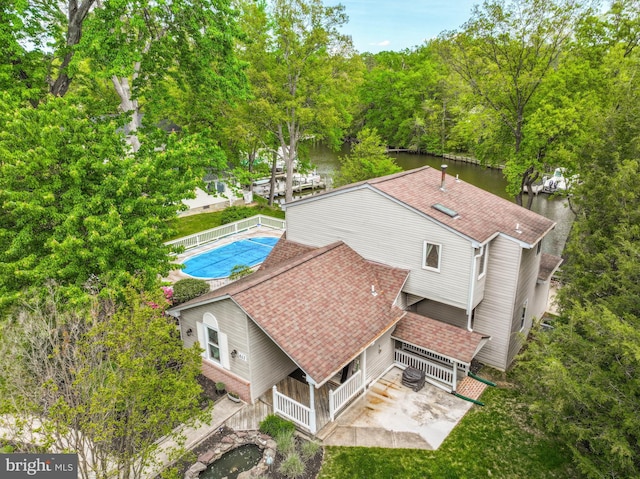 611 Cypress Rd, Severna Park, MD 21146 - bird's eye view with a water view