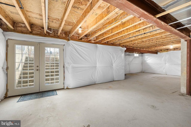 1201 Preserve Ln, Fredericksburg, VA 22401 - below grade area with french doors