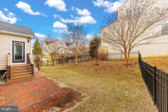 1201 Preserve Ln, Fredericksburg, VA 22401 - view of yard featuring entry steps and a fenced backyard