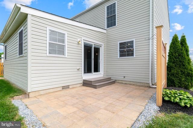 4600 Forge Acre Dr, Perry Hall, MD 21128 - rear view of property with a patio area and crawl space