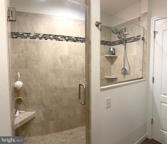 full bath with a stall shower