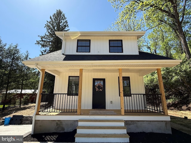 159 Rudloff Ln, Mohnton, PA 19540 - view of front of home featuring covered porch and a shingled roof