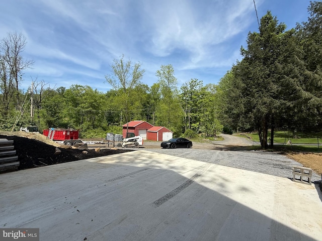 159 Rudloff Ln, Mohnton, PA 19540 - view of concrete driveway with a view of trees
