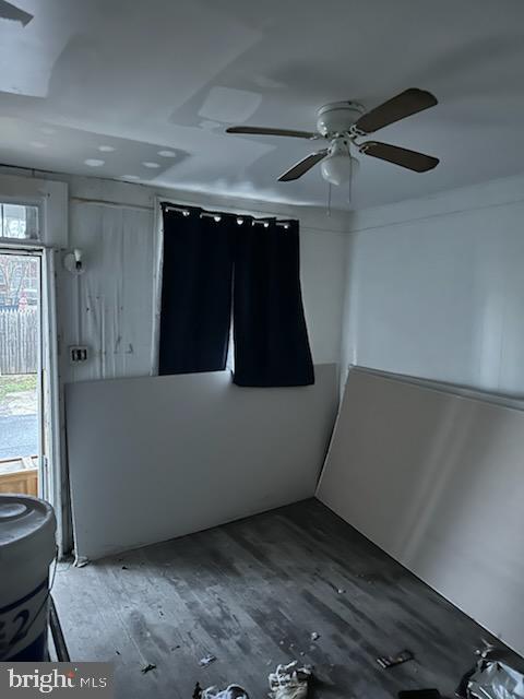 2510 Agate St, Harrisburg, PA 17110 - spare room with wood finished floors and ceiling fan