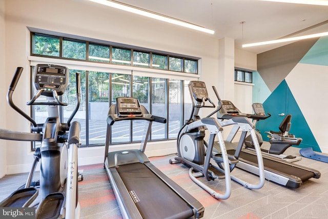 989 S Buchanan St Unit 221, Arlington, VA 22204 - gym featuring baseboards