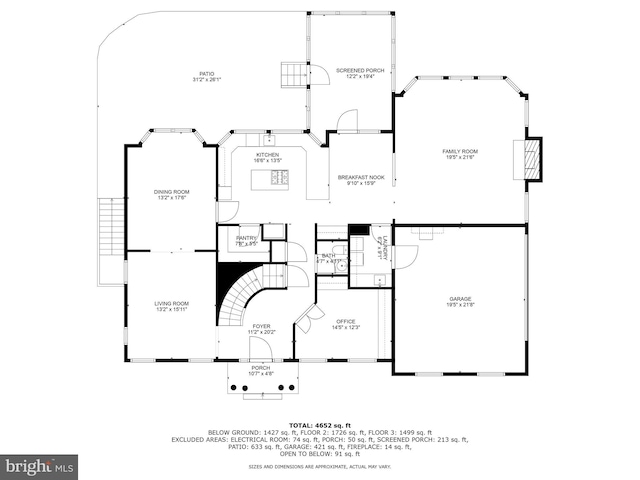 9 Selsed Garth, Lutherville Timonium, MD 21093 - floor plan