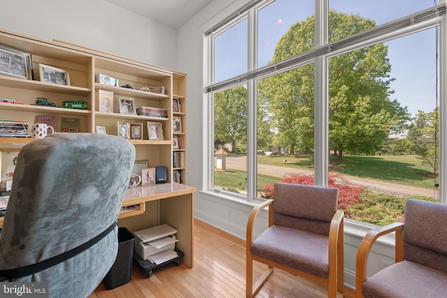 23 Deerfield Rd, Lancaster, PA 17603 - office with hardwood / wood-style flooring and baseboards