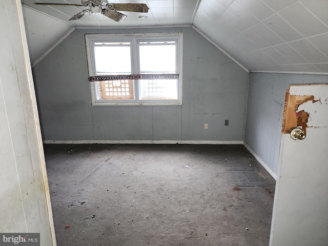 130 5th Ave, Baltimore, MD 21227 - bonus room with vaulted ceiling and a ceiling fan