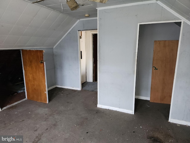130 5th Ave, Baltimore, MD 21227 - bonus room with vaulted ceiling and baseboards