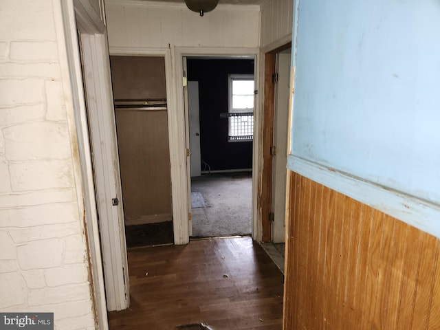 130 5th Ave, Baltimore, MD 21227 - hallway with wood finished floors