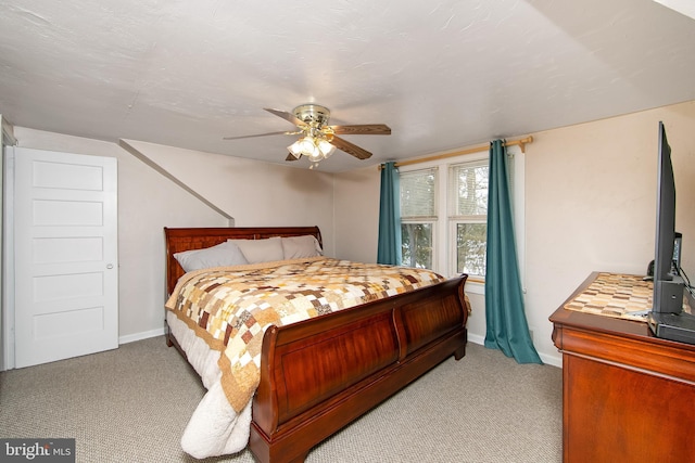 1104 High St, Haddon Heights, NJ 08035 - carpeted bedroom featuring baseboards and ceiling fan