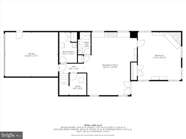 6732 Baron Rd, Mclean, VA 22101 - floor plan / room layout