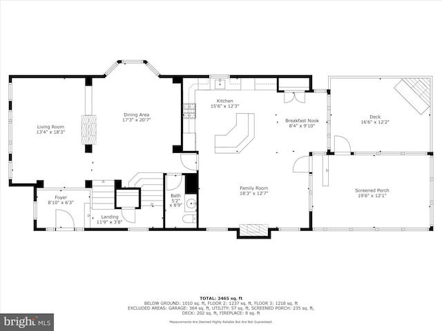 6732 Baron Rd, Mclean, VA 22101 - floor plan / room layout