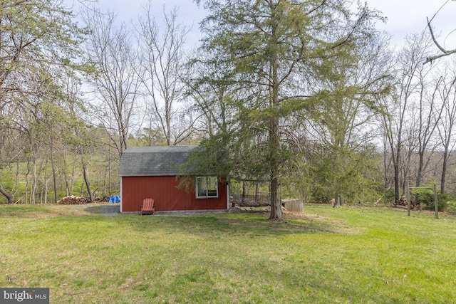 260 High Banks Rd, Stephenson, VA 22656 - view of yard with a barn and an outbuilding