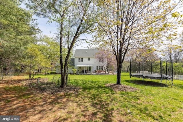 260 High Banks Rd, Stephenson, VA 22656 - view of yard featuring a trampoline and fence