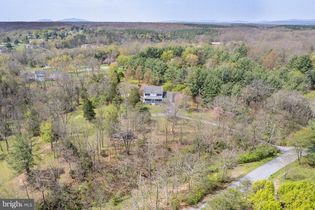260 High Banks Rd, Stephenson, VA 22656 - birds eye view of property featuring a forest view