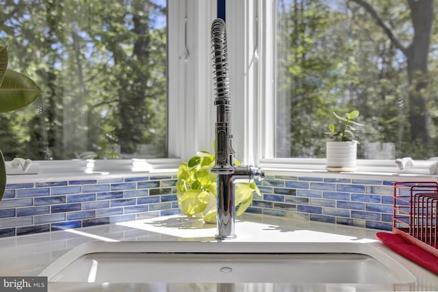 room details with backsplash