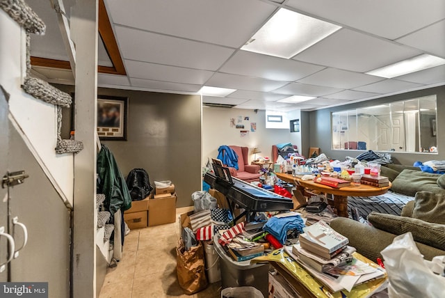 235 Medwick Garth E, Baltimore, MD 21228 - interior space with a drop ceiling and tile patterned flooring