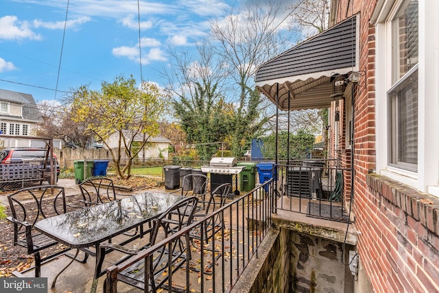 235 Medwick Garth E, Baltimore, MD 21228 - view of patio / terrace with area for grilling and fence