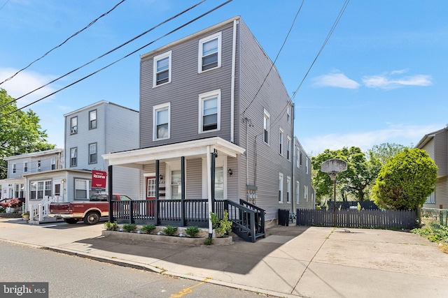 840 Cumberland St, Gloucester City, NJ 08030 - multi unit property with covered porch and fence