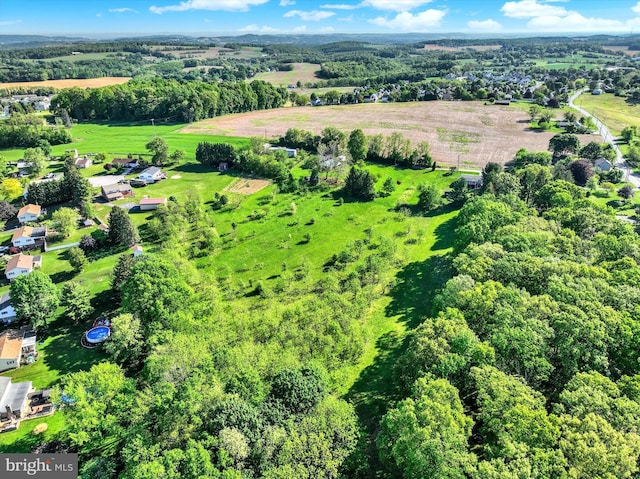 aerial view of property and surrounding area