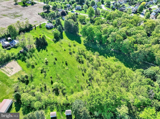 aerial view of property and surrounding area