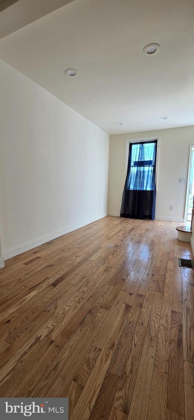 2113 E William St, Philadelphia, PA 19134 - unfurnished room with recessed lighting, baseboards, and hardwood / wood-style flooring