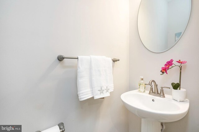 bathroom with a sink