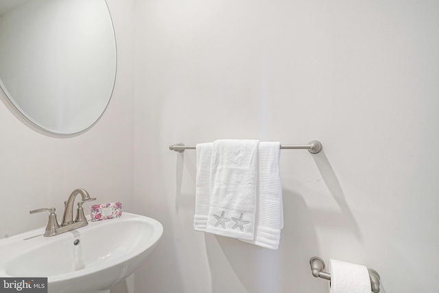 bathroom with a sink