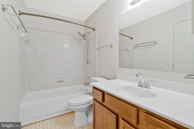 46726 Summit Ter Unit 136, Sterling, VA 20164 - bathroom featuring toilet,  shower combination, and vanity
