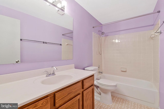 46726 Summit Ter Unit 136, Sterling, VA 20164 - bathroom featuring toilet,  shower combination, and vanity