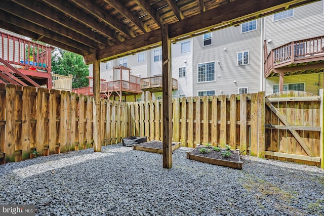 14019 Rockingham Rd, Germantown, MD 20874 - fenced backyard with a garden