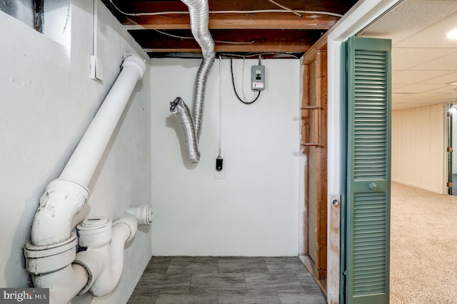 view of basement