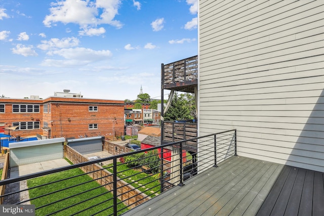 view of deck