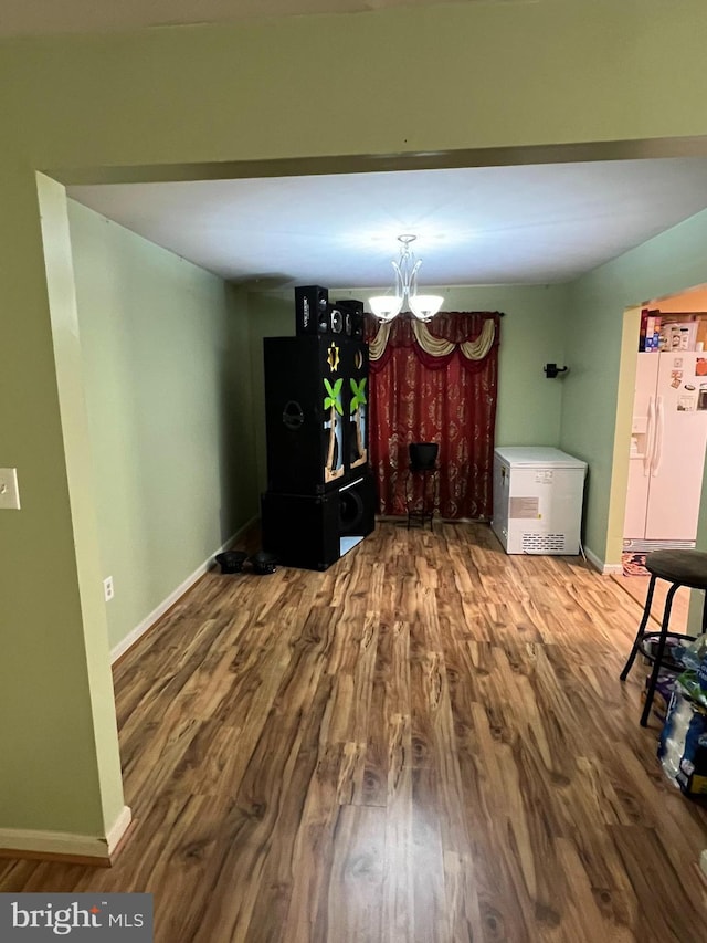 10604 Nast Dr, Cheltenham, MD 20623 - dining area with wood finished floors and baseboards