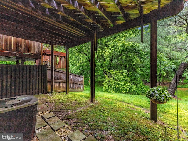13107 Bridger Dr Unit 104, Germantown, MD 20874 - view of yard featuring central AC unit