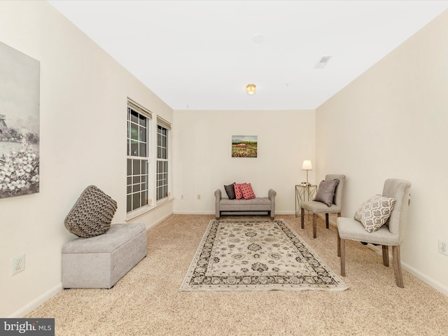 13107 Bridger Dr Unit 104, Germantown, MD 20874 - sitting room featuring baseboards and carpet flooring