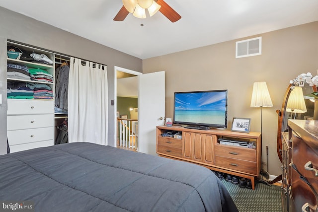 1511 Glenview Dr, Cinnaminson, NJ 08077 - bedroom featuring a ceiling fan