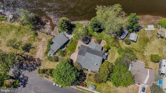 1511 Glenview Dr, Cinnaminson, NJ 08077 - bird's eye view of a nearby body of water