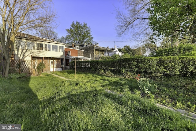 view of yard