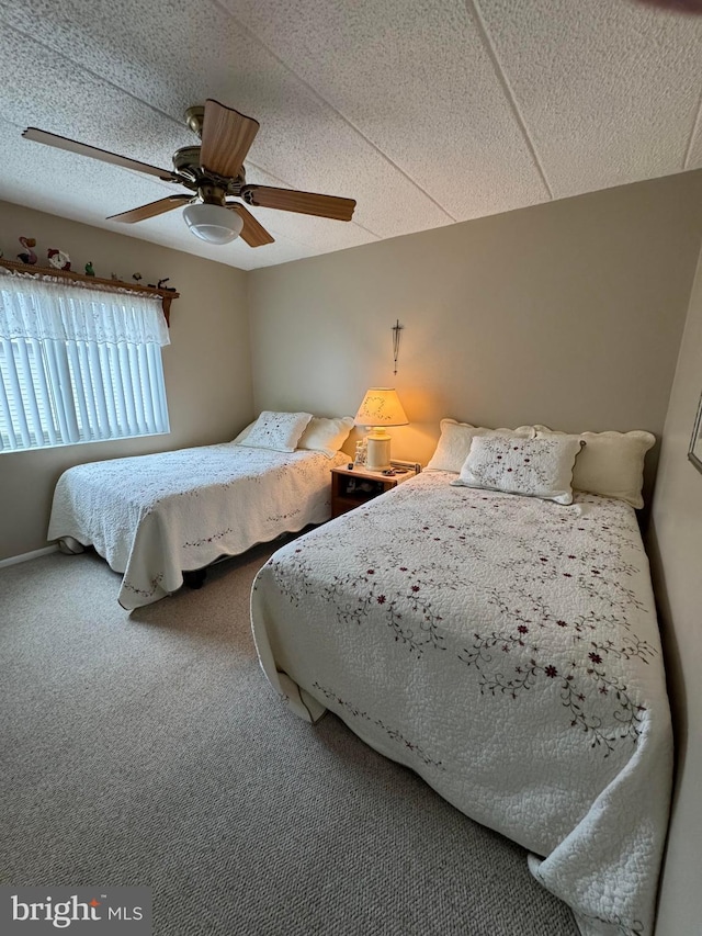 900 Kennedy Dr Unit 304, North Wildwood, NJ 08260 - carpeted bedroom featuring ceiling fan