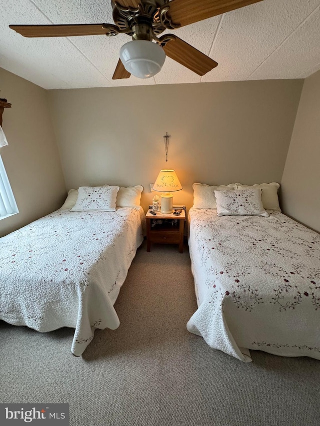 900 Kennedy Dr Unit 304, North Wildwood, NJ 08260 - carpeted bedroom featuring a ceiling fan